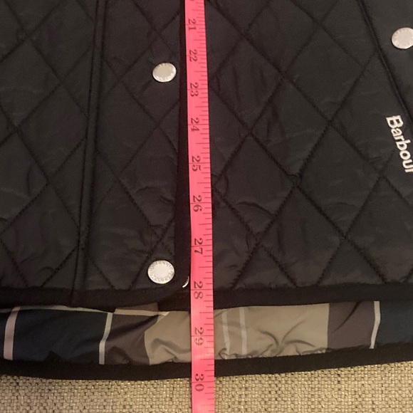 Barbour Black Yarrow Quilt Jacket size 12 NWT - Picture 9 of 10